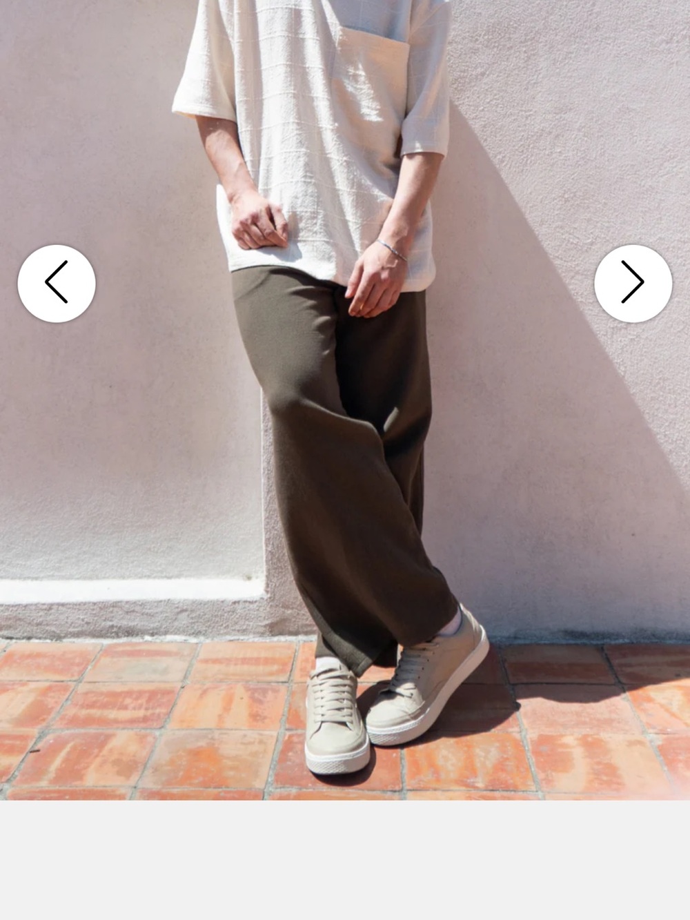 Cocole Unisex Olive Drawstring Sweatpants - Picture 7 of 7